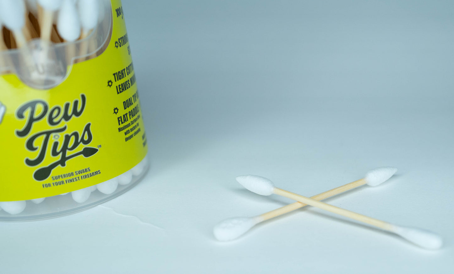Pew-Tips© (Canister Of 100 Swabs)